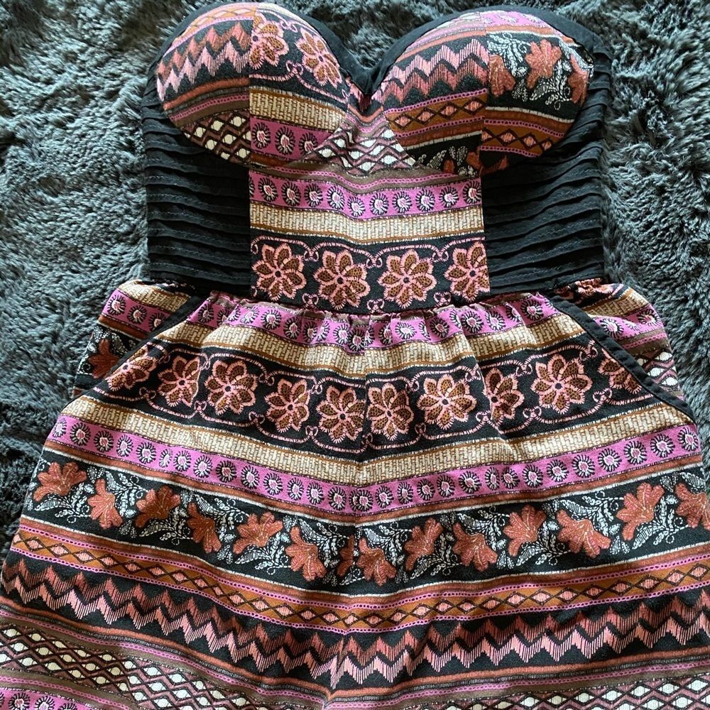 Band of Gypsies Strapless Romper Size S
